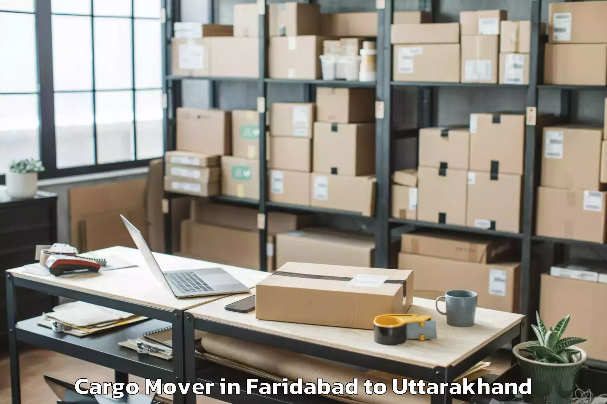 Top Faridabad to Mussoorie Cargo Mover Available